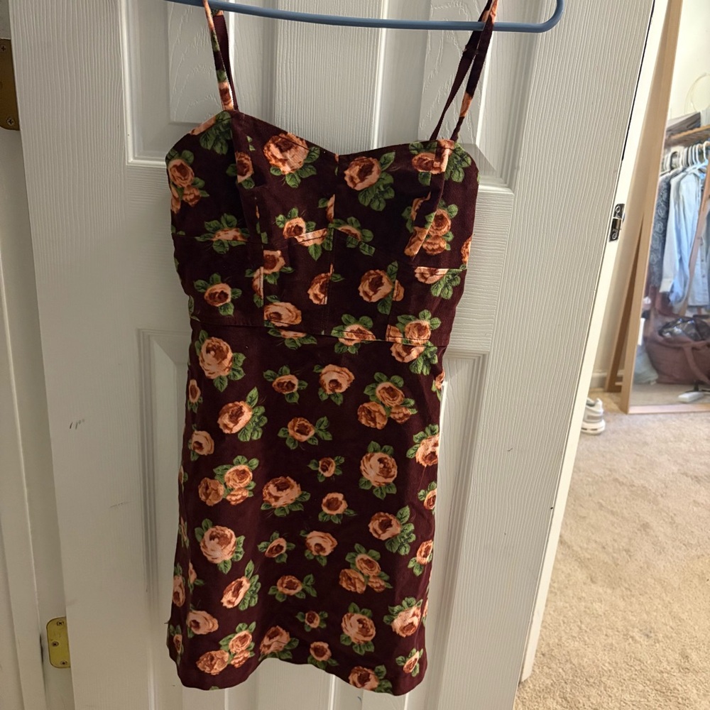 Urban Outfitters Orange Yellow Sundress Mini